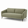 3-Sitzer Sofa Grün Stoff Holzrahmen