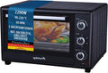 OptimumX Minibackofen 60 Liter XXL mit Umluft, 2200W, Drehspieß, Anthrazit