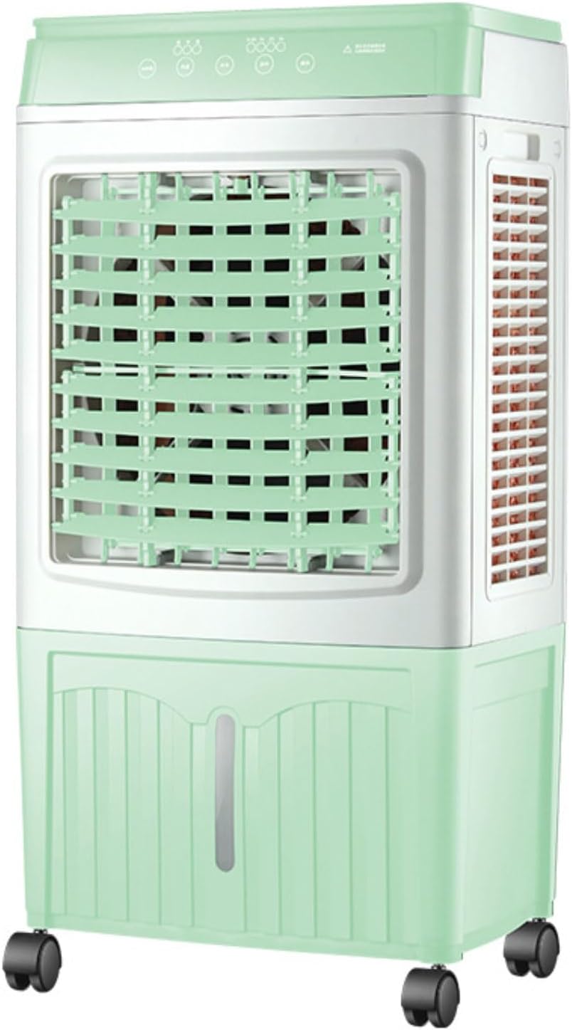 Tragbare Klimaanlage Verdunstungskühler Ventilator mit 45L Wassertank, leises platzsparendes Design für Heim & Büro Kühlung, 3 Geschwindigkeiten