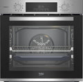 Beko BBIS12301XE b300 Backofen, 72 l Garraum, Einbaubackofen, Multifunktionsofen, 9 Funktionen, AeroPerfect Heißluft, SteamAdd Dampffunktion
