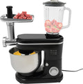 3 in 1 Küchenmaschine, 1500W, 6 Gänge＋1Impulsfunktion, inkl. 1.5L Saftpresse und 6L Edelstahlschüssel, Multifunktionsmixer
