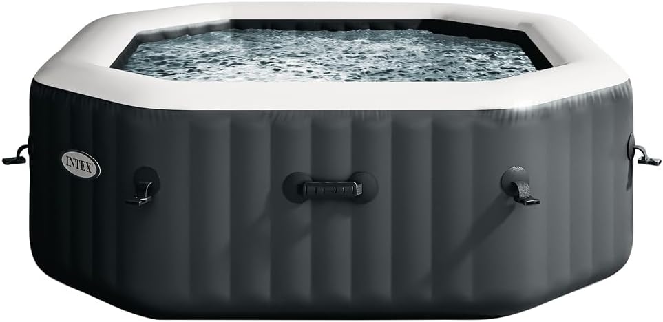 Intex PureSpa Bubble Massage Ø 201 x 71 cm, 28434AH, 795 Liter Wasserinhalt, Für bis zu 4 Personen