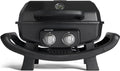 BURNHARD 2-Brenner Gasgrill WAYNE 4,4 kW, Tragbarer Balkongrill