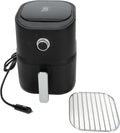 All Ride Airfryer 24V, 250W, 73cm Kabel, Kompakt 3L, Heißluftfritteuse für LKWs, Mit Heißlufttechnologie, Schwarz