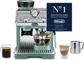 De'Longhi La Specialista Arte EC9155.GR, 1550W, Barista-Espressomaschine mit 8 Mahlgradeinstellungen, Bean-to-Cup Maschine für Cappuccino, Grün