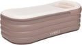 Tubble Compact Badewanne Aufblasbar Ambient Taupe 200 Liter, Aufbau in 1min, Kleine Faltbare Badewanne für Erwachsene bis 170 cm, Home Spa & Eisbad