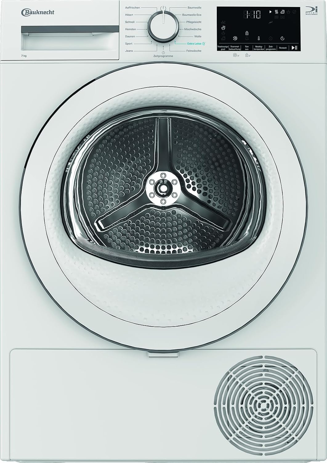 Bauknecht BT 7RC WW Wärmepumpentrockner /7 kg/EEK C/Precision Dry, Intelligentes Trocknen/Slim Wäschetrockner, weiss