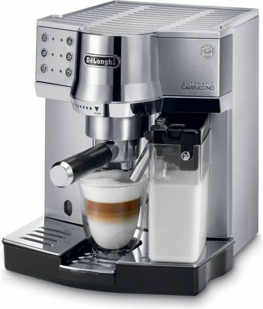 De'Longhi EC 850.M Espressomaschine / Siebträger / IFD Milchschaumsystem / 15 Bar / Metall, silber