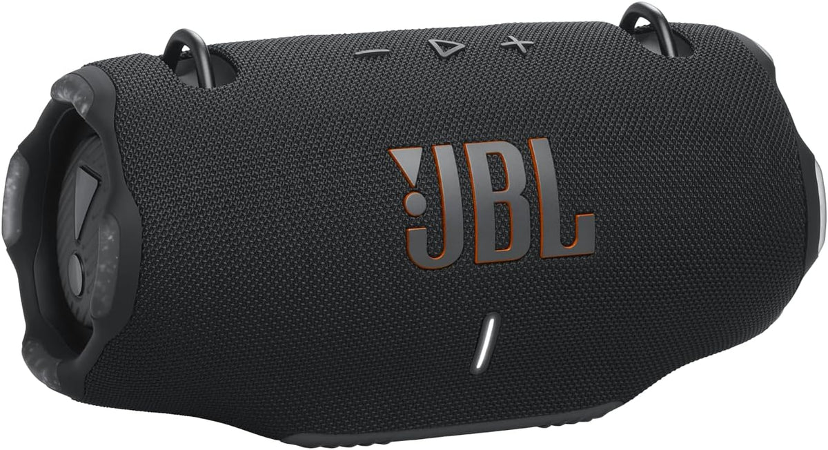 JBL Xtreme 4 Musikbox in Schwarz, Wasserfest und staubfest ohne PD-Adapter, Tragbare Bluetooth-Lautsprecher-Box mit tiefem Bass, 24 Laufzeit