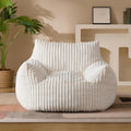 Riesiger Sitzsack für Erwachsene, bequemes Plüsch-Sitzsack-Sofa ohne Knochen, Plüsch-Sitzsack mit Armlehnen, geeignet für Schlafzimmer, extra großes