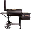 TAINO Yuma XXL 90kg Profi-Smoker massiver Räucherofen Holzkohle schwarz 3,5mm Stahl