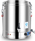 Professioneller Edelstahl-Wasserkocher 40L/50L/60L/70L, 3-fach Isolierung & Antihaft-Auslauf für Gastronomie, Hotels und Haushalt