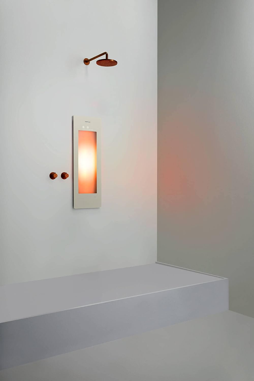 Sunshower One S inbouw met infrarood sand white