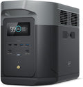 EcoFlow DELTA 2 Max tragbare Powerstation 2048Wh, 3000W Max Ausgangsleistung, erweiterbar 2-6 kWh, LFP-Batterie mit 3000 Zyklen, 80% Ladung <1 Std