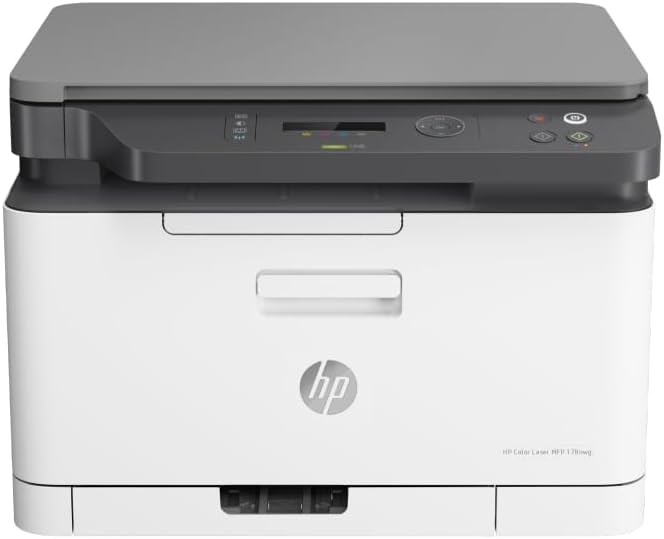 HP Color Laser MFP 178nwg Multifunktions-Farblaserdrucker, Drucken, Kopieren, Scannen, Wi-Fi, Ethernet, USB, Smart App