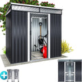 GARDEBRUK L Metall Gerätehaus 200x125x180cm mit Fundament