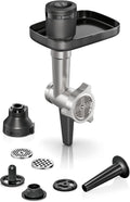 Bosch Zubehör-Set MUZS6HA, Lochscheibe 8 mm, Lochscheibe 3 mm, passend für Küchenmaschine Serie 6, Fleischwolf, Wurstfüller-Aufsatz, Kebbe-Aufsatz