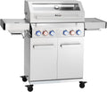 TAINO PLATINUM YAMARA 4+2 Gasgrill Edelstahl 4 Brenner Keramik Sear-Burner Keramik Backburner Piezo-Zündung Grillrost gusseisern