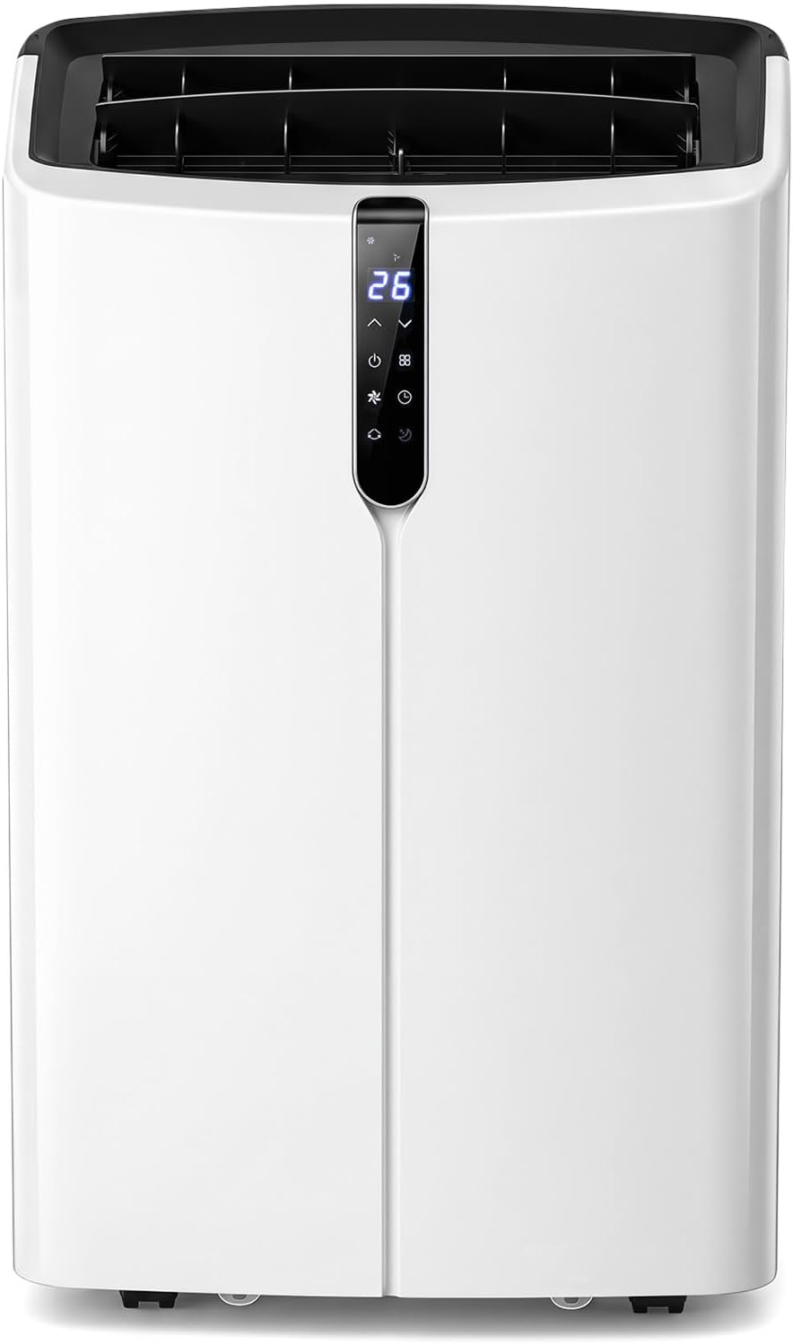 GYMAX Klimaanlage Mobil, 24h-Timer, Klimaanlage mit Abluftschlauch (14000 BTU), 5 in 1 Klimagerät mit Heizfunktion, WiFi & App