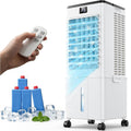Klimagerät ohne Abluftschlauch 10L, klimaanlage ohne abluftschlauch 3 Modus, 60W Klimaanlage Mobil, Tragbarer Luftkühler für Zuhause Büro Perlweiß