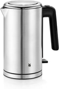 WMF Lono Wasserkocher Edelstahl 1,6l, 2400 W, elektrischer Wasserkocher mit Kalkfilter, Wasserstandsanzeige beleuchtet, edelstahl matt