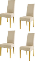 t m c s Tommychairs, 4er Set Moderne Stühle Luisa für Küche und Esszimmer, robuste Struktur aus lackiertem Buchenholz Farbe Eiche