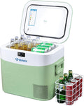 BINGI Kompressor Kühlbox 22 Liter Tragbarer Auto Kühlschrank 12/24V DC und 230V AC Mini Gefrierschrank für Auto, LKW, Camping