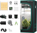 MARS HYDRO Growzelt Komplettset TS600 LED Grow Lampe 60X60X140cm Growzelt