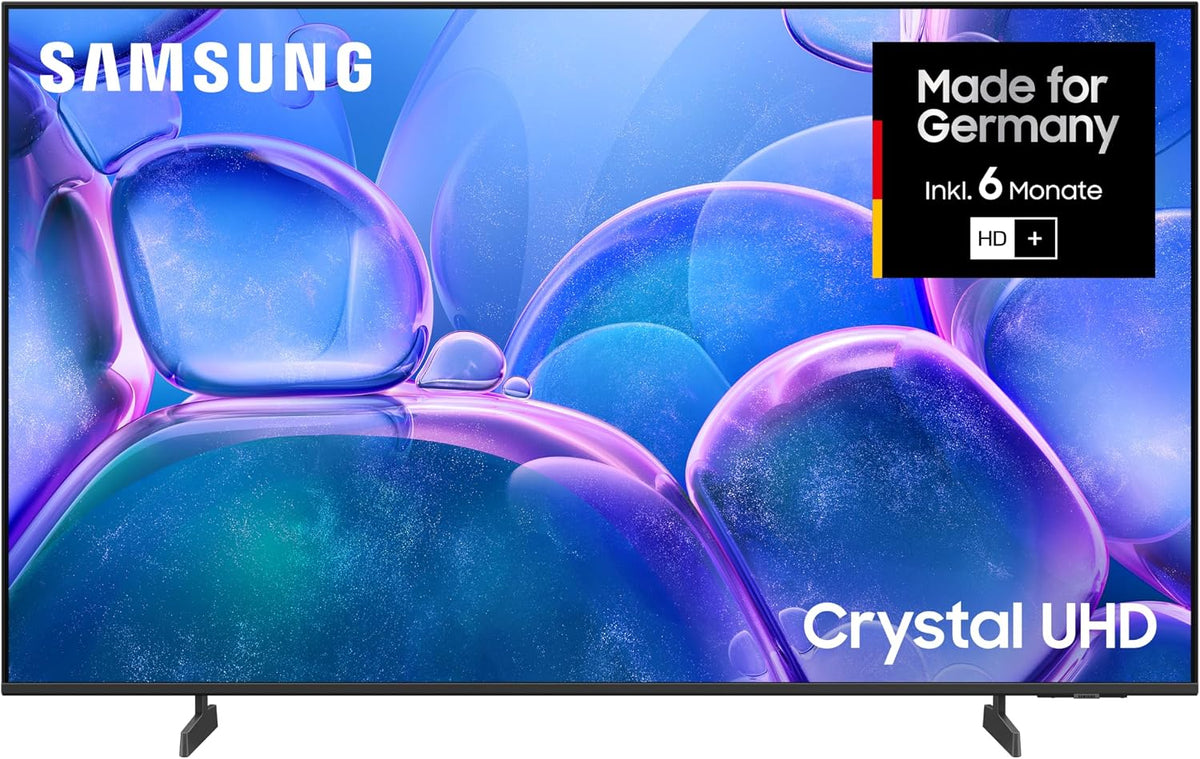 Samsung Crystal UHD 4K U7099F 43 Zoll (108 cm) LED, Optimiert für Fussball und Gaming, 4K Prozessor, AI Upscaling, SmartThings, Knox Security, 2025