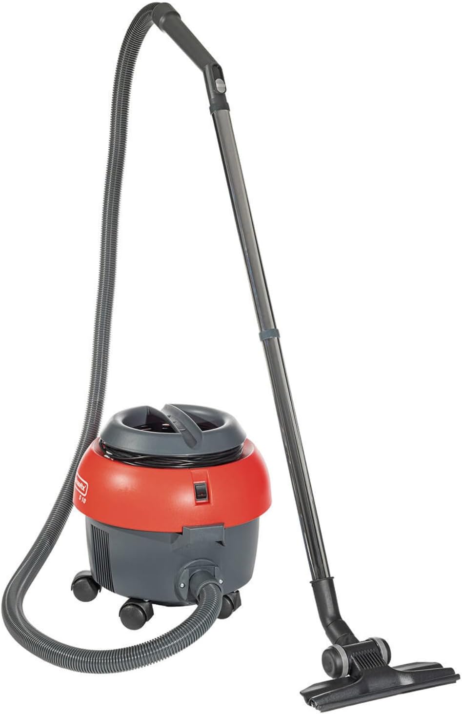 S10 Staubsauger 850 Watt, Staubsauger mit Kabel (10m) rot, Trockensauger