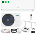 Kältebringer A+++ R290 Split Klimaanlage 12000 BTU (3,7 kW), Kältemittel R290, 5m Kupferleitung, mit Heizfunktion, WiFi & App, bis 60m², sehr leise