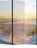 Paravent Raumteiler Innen einseitig Bedruckt 135x172 cm Meer Natur