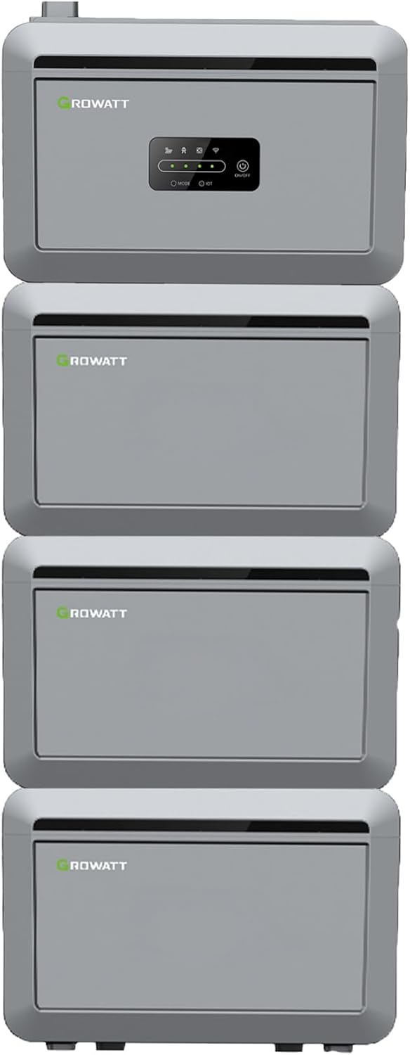 Growatt NEXA 2000 All in one Speicher(2048WH) ohne Erweiterungsakku, IP66, Einfache Installation, Balkonkraftwerke