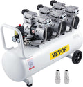 VEVOR Flüster Kompressor Ölfrei Luftkompressor 22 Gallonen 80L Druckluft Leise mit 2 Manometer für Hausreparatur, Reinigung der Fußbodenheizung