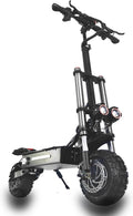 HWWH S3 Elektro Roller Erwachsene E Scooter Offroad Elektroroller Klappbar 11Zoll All Terrain Vakuumreifen Doppelmotor 60V 38Ah Li-Akku Max Reichweite