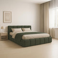 Dekori Polsterbett NUBO Premium Wolkenbett mit Bettkasten, Boucle Bett (Quelle 37, 180 x 200 cm)
