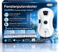 Fensterputzroboter mit Sprühfunktion, Spiegel und Fliesen, 5600 Pa Fensterroboter mit Intelligenter Navigation, für Fenster, 3 Reinigungsmodi, Glas